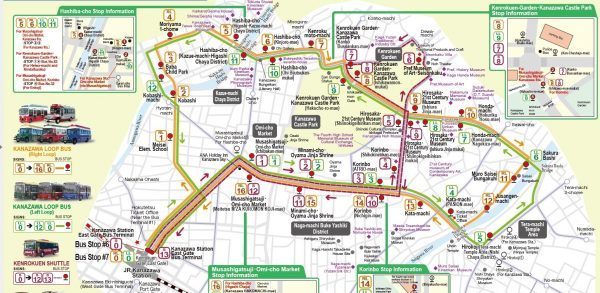 Kanazawa Loop Bus Route