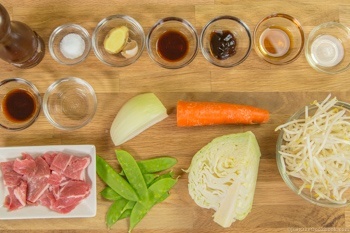 Stir Fry Vegetables Ingredients