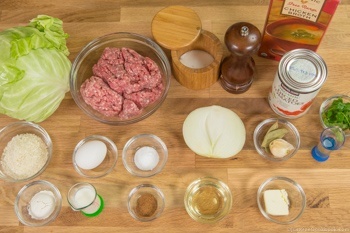 Stuffed Cabbage Rolls Ingredients