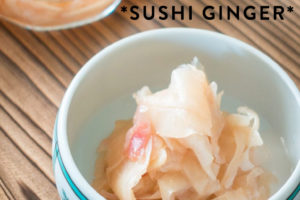 sushi ginger recipe