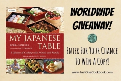 My Japanese Table Giveaway | JustOneCookbook.com