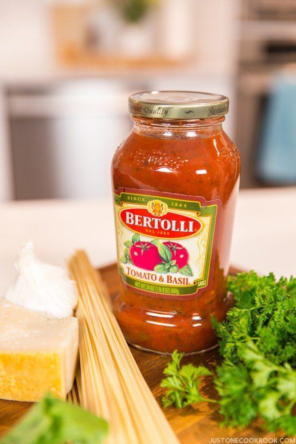 Bertolli shop spaghetti sauce