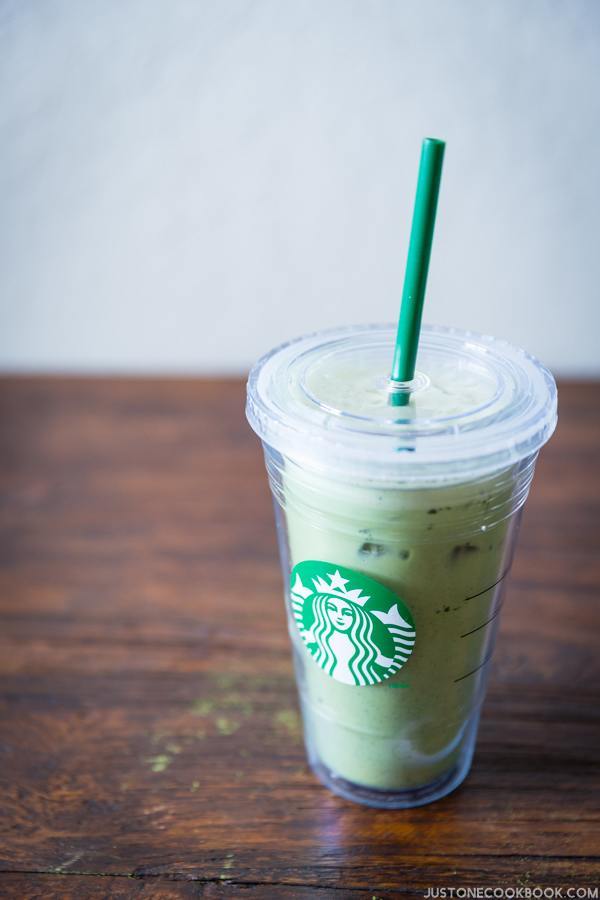 Iced Green Tea Latte アイス抹茶ラテ • Just One Cookbook