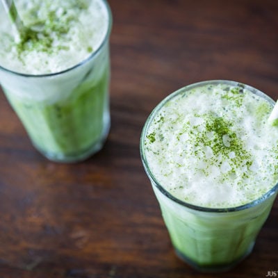 Iced Green Tea Latte | JustOneCookbook.com