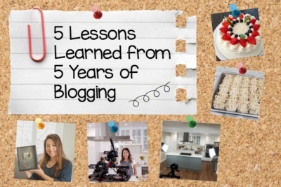 5 Lessons Learned from 5 Years of Blogging | JustOneCookbook.com