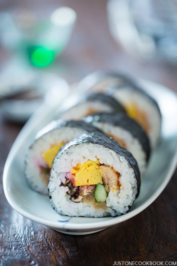 Futomaki (Thick Sushi Roll 太巻き) | Easy Japanese Recipes at JustOneCookbook.com