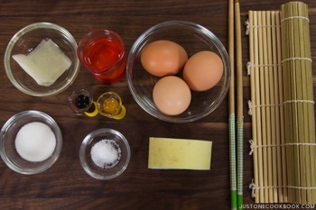 Tamagoyaki Ingredients