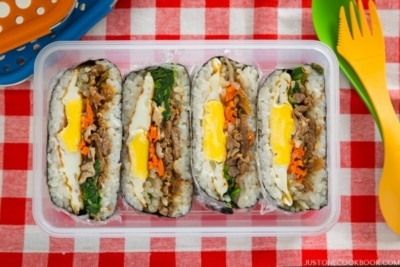 Bulgogi Onigirazu (Rice Sandwich) | Easy Japanese Recipes at JustOneCookbook.com