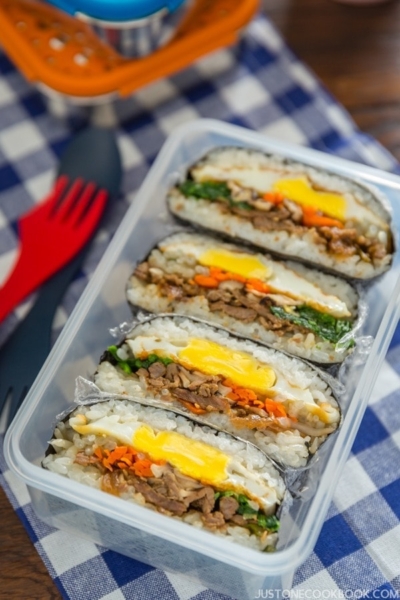 Bulgogi Onigirazu (Rice Sandwich) | Easy Japanese Recipes at JustOneCookbook.com