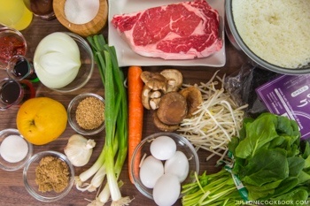 Bulgogi Onigirazu Ingredients