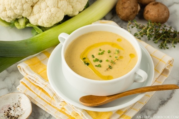 Creamy Roasted Cauliflower Soup • Just One Cookbook Creamy Roasted Cauliflower Soup • Just One Cookbook