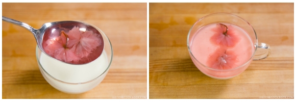 Cherry Blossom Milk Pudding 16
