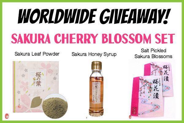 Cherry Blossom Set Giveaway | JustOneCookbook.com