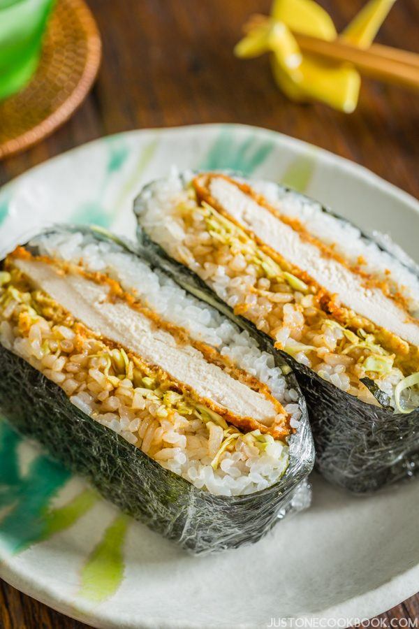 Chicken Katsu Onigirazu チキンカツおにぎらず • Just One Cookbook