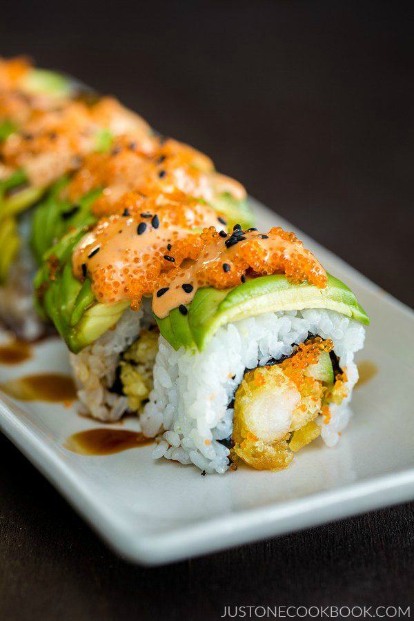 Dragon Roll Recipe ドラゴンロール • Just One Cookbook