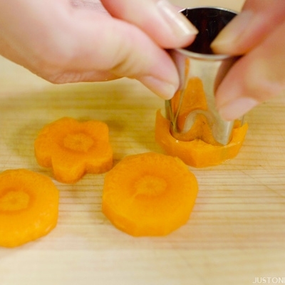 Carrot Hanagiri | Japanese Cutting Technique | Easy Japanese Recipes at JustOneCookbook.com