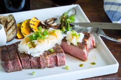 Sous Vide Steak - Japanese Style (Wafu Steak) | Easy Japanese Recipes at JustOneCookbook.com