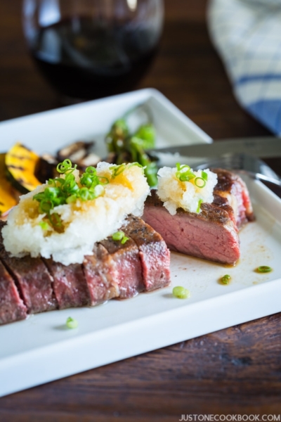 Sous Vide Steak - Japanese Style (Wafu Steak) | Easy Japanese Recipes at JustOneCookbook.com