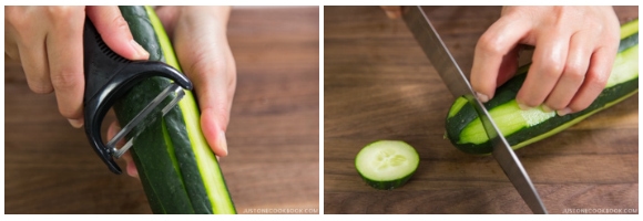 Spiralized Cucumber Salad 4