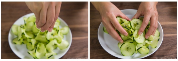 Spiralized Cucumber Salad 7