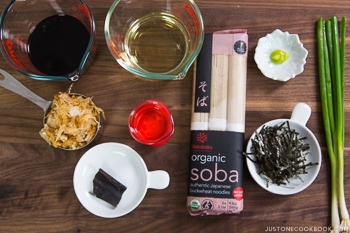 Zaru Soba Ingredients