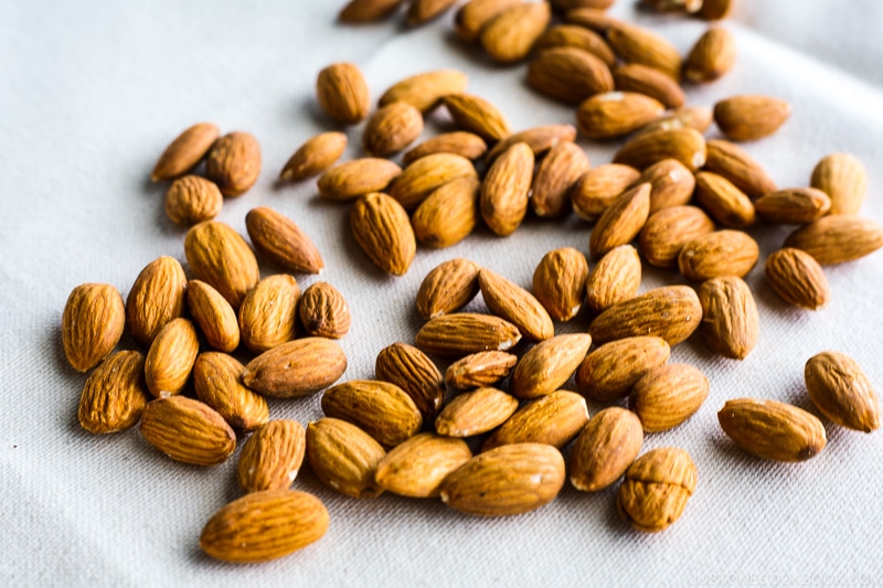 Almonds for Chocolate Almond Toffee.