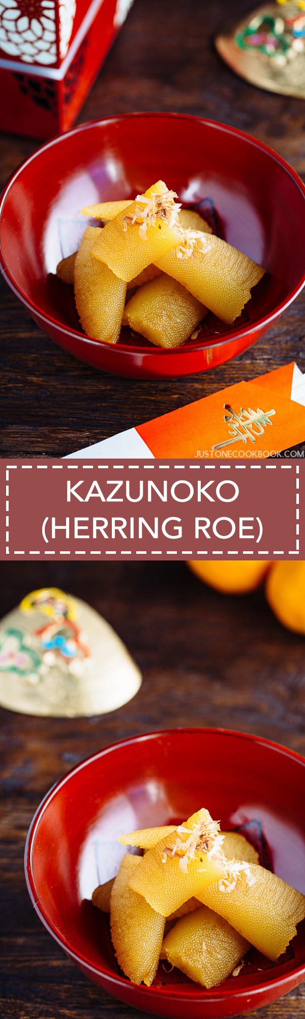 Kazunoko (Herring Roe) 数の子 • Just One Cookbook
