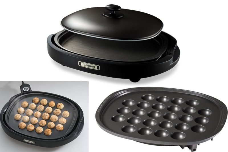 Japanese TAKOYAKI Grill pan maker cooking plate stove machine food recipe Japan 