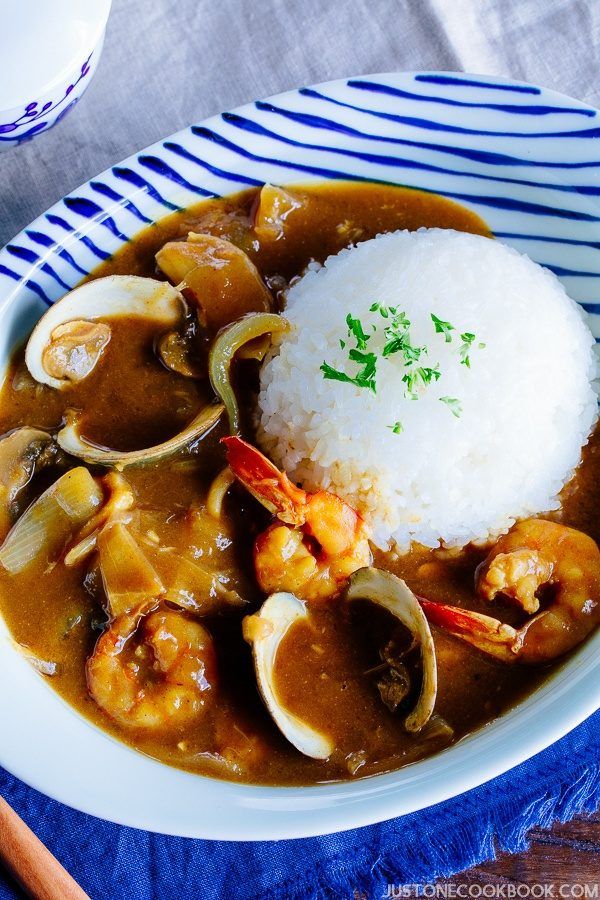 Pressure Cooker Japanese Seafood Curry シーフードカレー | Easy Japanese Recipes at JustOneCookbook.com