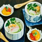 Chawanmushi with Shrimp 海老の茶碗蒸し | Easy Japanese Recipes at JustOneCookbook.com