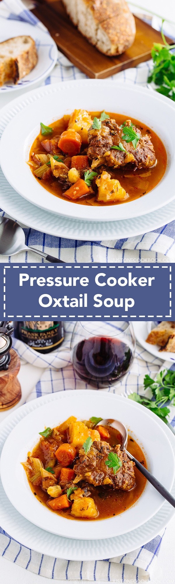 Pressure Cooker Oxtail Soup • Just One Cookbook