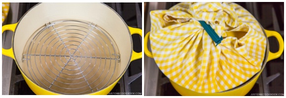 A pot on a stove top.