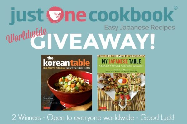 Korean & Japanese Cookbooks Giveaway 