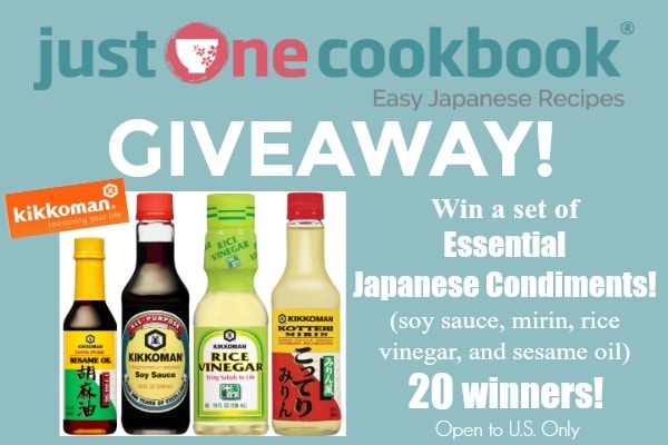 Kikkoman Japanese Condiments Giveaway w600