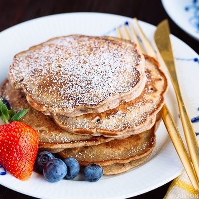 Red Bean Pancake 餡入りパンケーキ | Easy Japanese Recipes at JustOneCookbook.com