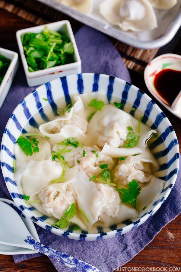 Shrimp and Pork Wonton Soup • Just One Cookbook