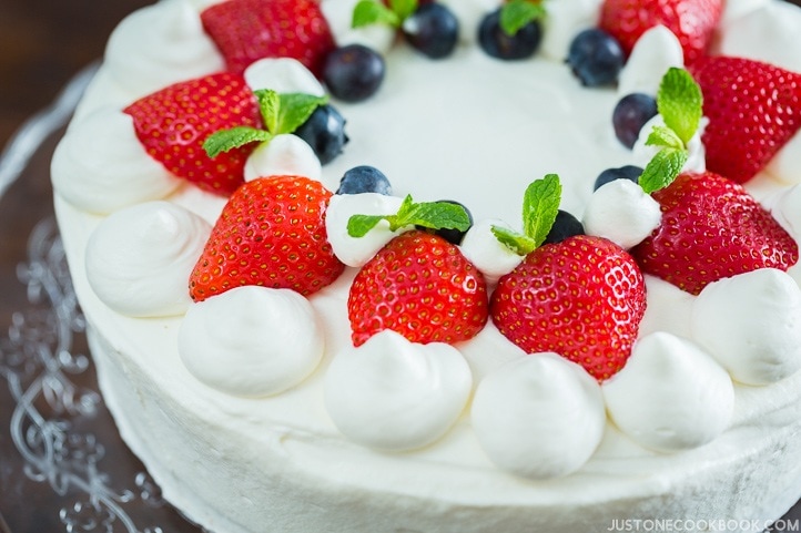 Strawberry Cream Cake  Whipped Cream Cake  Veena Azmanov