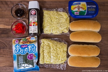 Yakisoba Pan Ingredients