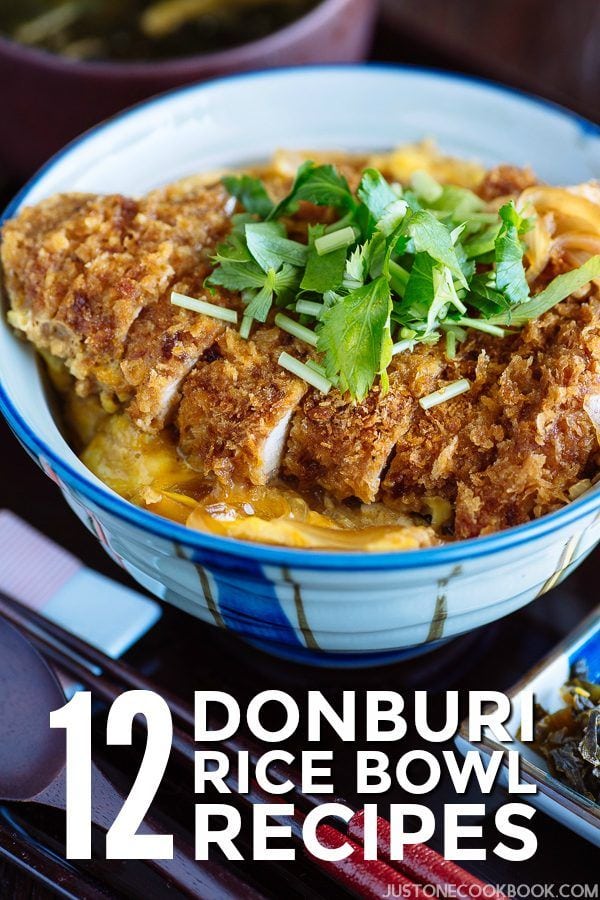 12 Donburi (Japanese Rice Bowls) Recipes