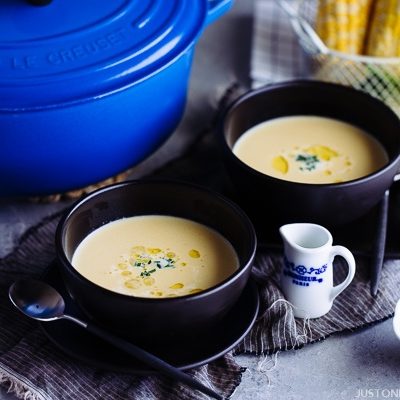Corn Potage (Japanese Corn Soup) コーンポタージュ (コーンスープ) | Easy Japanese Recipes at JustOneCookbook.com