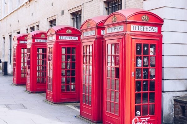 London Red Phone Booth