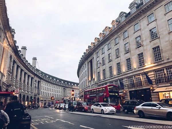 London Travel Guide - Regent Street | JustOneCookbook.com