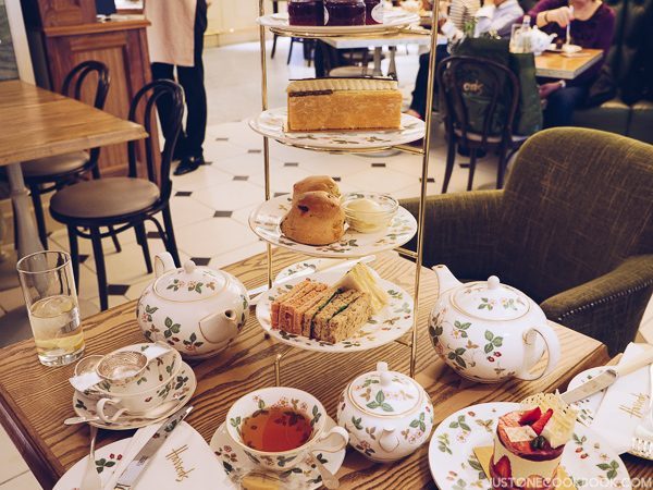 London Travel Guide - The Tea Room at Harrods | JustOneCookbook.com