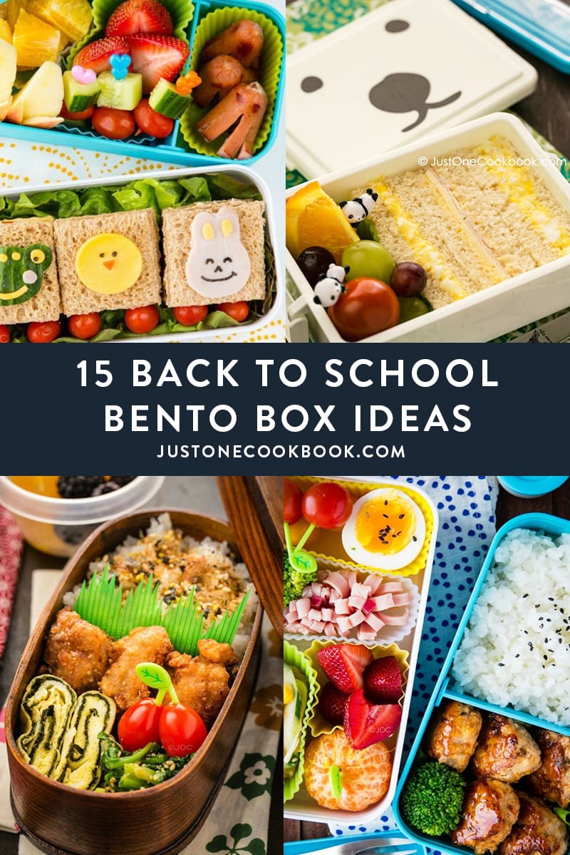 Back to School Easy Bento Box Ideas • Just One Cookbook