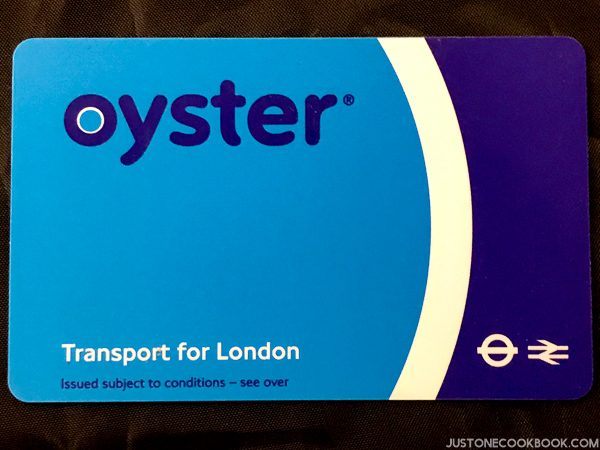 London Travel Guide - Oyster Card | JustOneCookbook.com