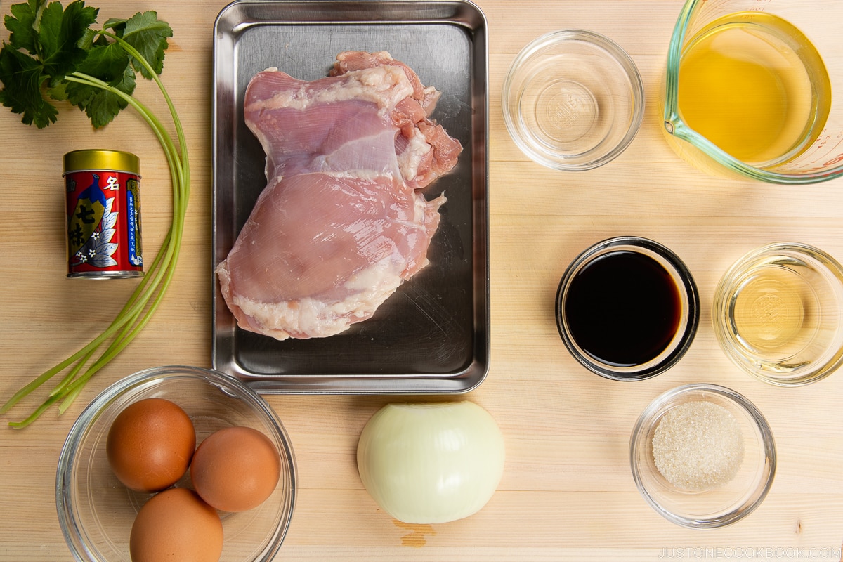 Oyakodon Ingredients