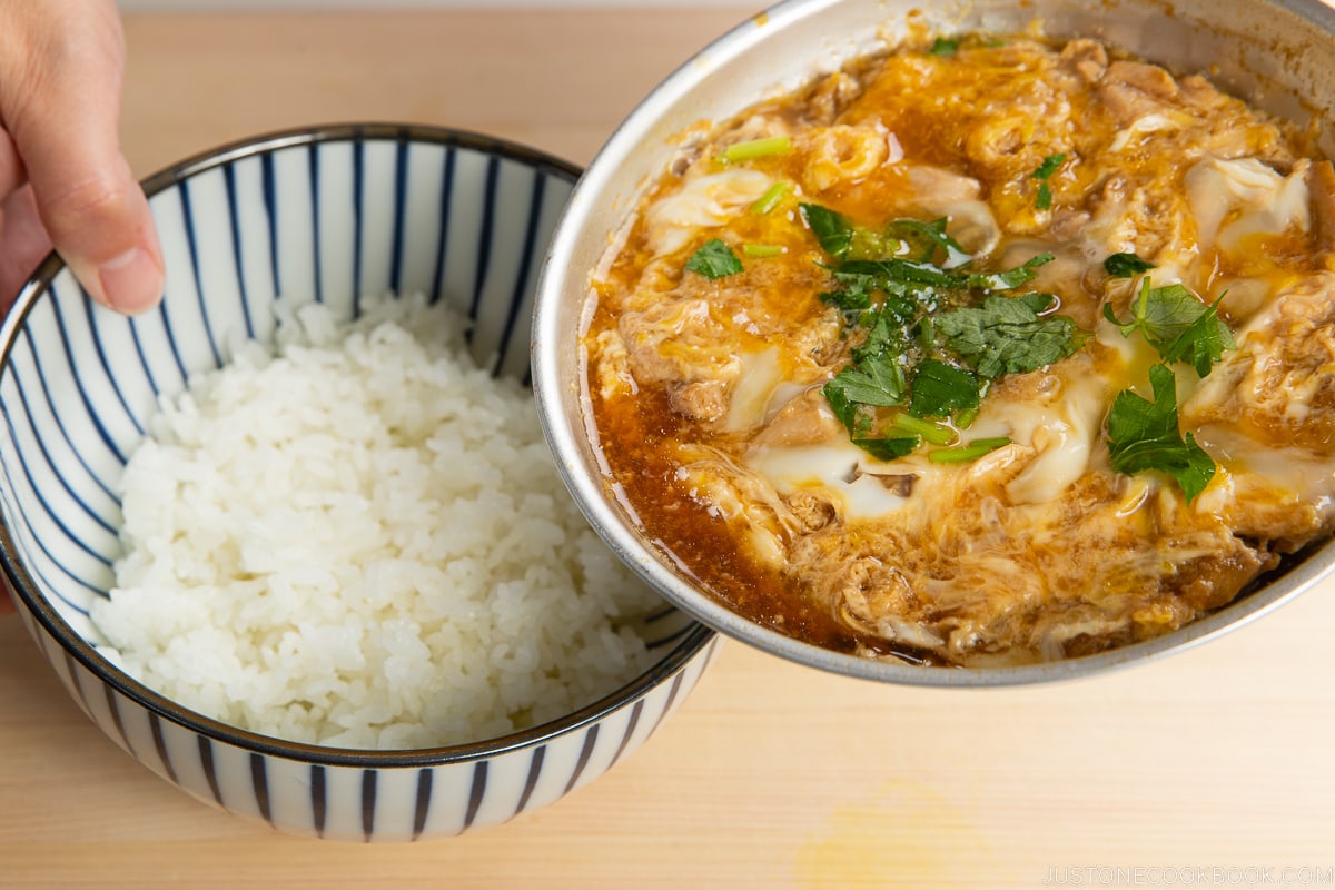 Oyakodon and Oyakodon Pan