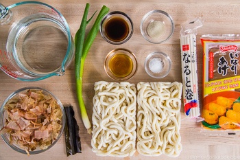 Kitsune Udon Ingredients