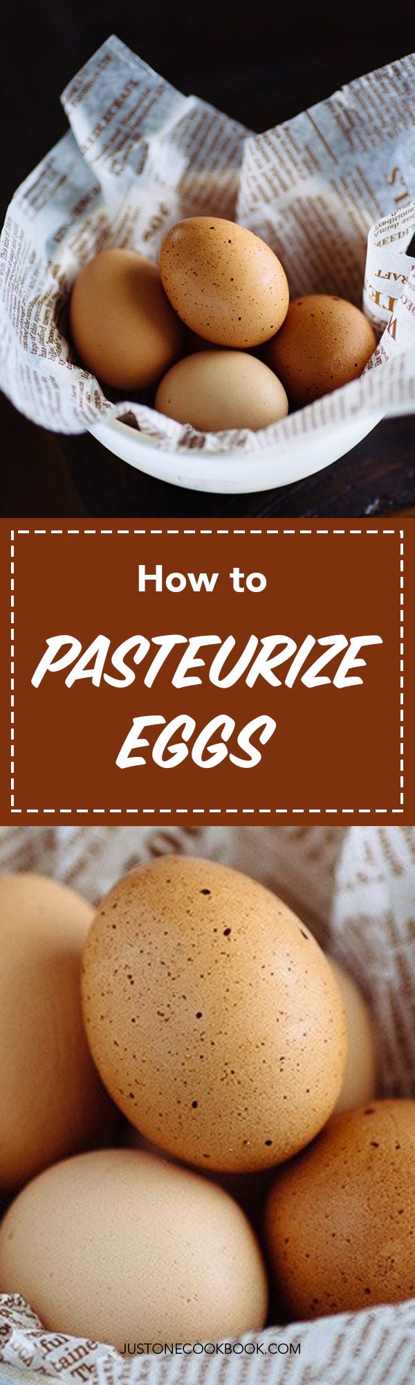 How to pasteurize eggs at home just one cookbook