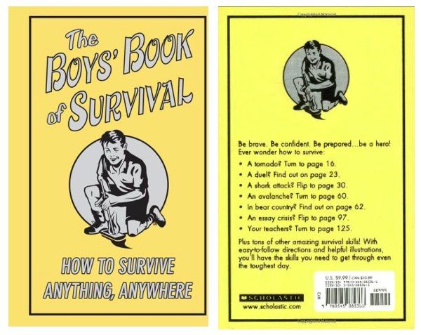 The Boys' Book Of Survival gift guide for kids on JustOneCookbook.com